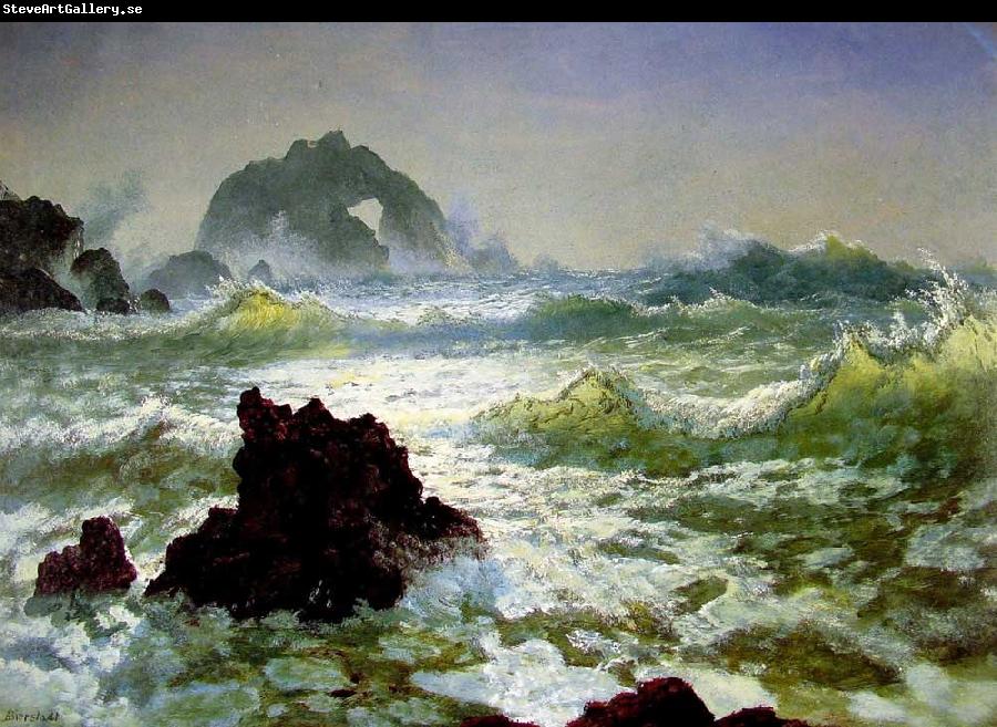 Albert Bierstadt Seal Rock, California